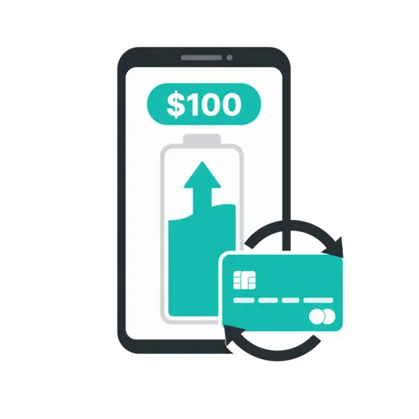 SMS credit balance refilling automatically